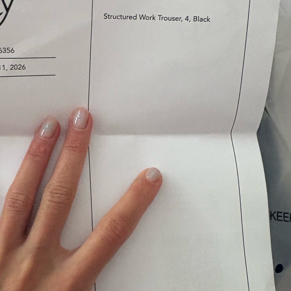 Aday Black Structured Work Trouser NWT - image 6